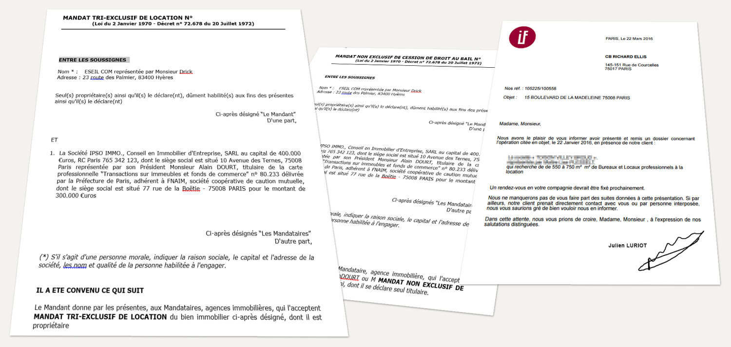 Courriers automatiques