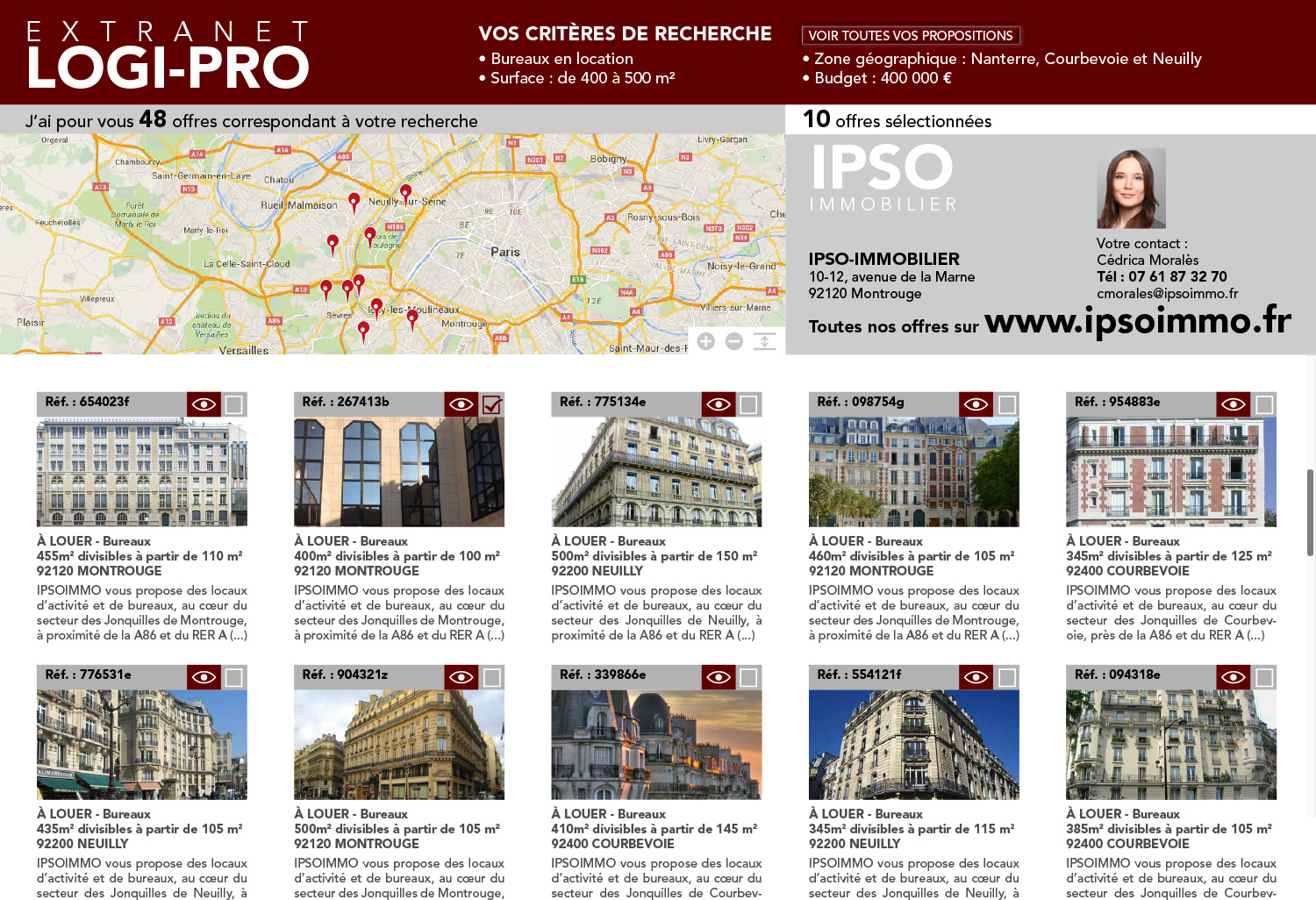 IPSO FACTO.FR Le CRM pour l immobilier d entreprise